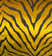 NEW Baroness Matilda Novelty Upholstery Platinum and Black Zebra Velvet- Made in Italy - Fancy Styles Fabric Pierre Frey Lee Jofa Brunschwig & Fils