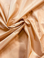 NEW Lady Lisa Designer 100% Silk Taffeta Fabric -Solid Salmon Peach - Fancy Styles Fabric Pierre Frey Lee Jofa Brunschwig & Fils