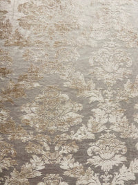 NEW! Lady Janet Designer Medallion Burnout Chenille Velvet Fabric - Taupe - Fancy Styles Fabric Pierre Frey Lee Jofa Brunschwig & Fils