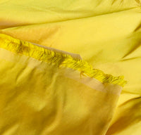 NEW Lady Frank Light Designer “Faux Silk” Taffeta Fabric Made in Italy Sunflower Yellow w/ Pink Iridescence - Fancy Styles Fabric Pierre Frey Lee Jofa Brunschwig & Fils