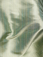 App Sale: Lady Bridgette 100% Silk Dupioni Teal & Green Pinstripe Stripe Fabric SB_1_35