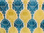 NEW! By the Roll (Wholesale): Prince John Designer Imported Belgium Burnout Medallion Chenille Velvet Fabric Upholstery