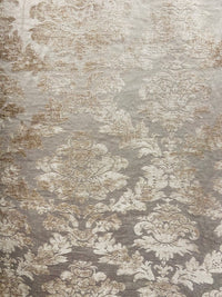 NEW! Lady Janet Designer Medallion Burnout Chenille Velvet Fabric - Taupe - Fancy Styles Fabric Pierre Frey Lee Jofa Brunschwig & Fils