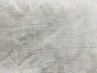 NEW! Lady Janet Railroaded Repeat Medallion Burnout Chenille Velvet Fabric - Antique White - Fancy Styles Fabric Pierre Frey Lee Jofa Brunschwig & Fils