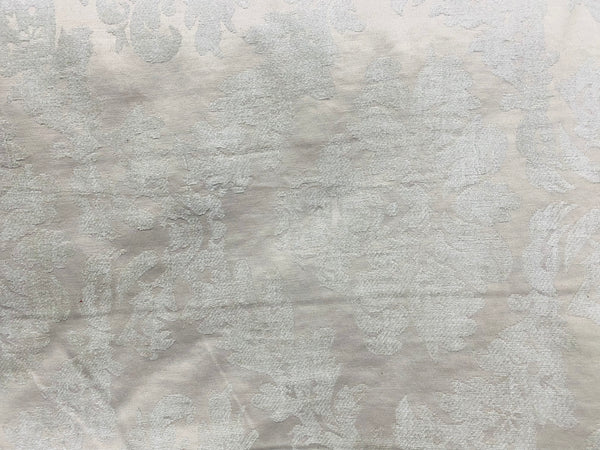 NEW! Lady Janet Railroaded Repeat Medallion Burnout Chenille Velvet Fabric - Antique White - Fancy Styles Fabric Pierre Frey Lee Jofa Brunschwig & Fils