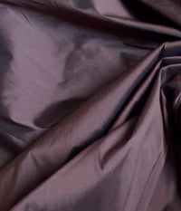 NEW Lady Frank Light Designer “Faux Silk” Taffeta Fabric Made in Italy Chocolate Brown with Black Iridescence - Fancy Styles Fabric Pierre Frey Lee Jofa Brunschwig & Fils