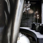 NEW Prince Kaspen Italian Soft Upholstery Velvet Fabric- Black