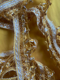 NEW THE PRINCE CHANDLER Novelty Trim - Sunflower Yellow - Fancy Styles Fabric Pierre Frey Lee Jofa Brunschwig & Fils