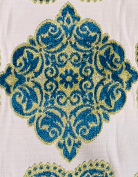 NEW! By the Roll (Wholesale): King Dante Designer Imported Italian Burnout Medallion Chenille Velvet Fabric Upholstery - Fancy Styles Fabric Pierre Frey Lee Jofa Brunschwig & Fils