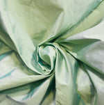 App Sale: Duchess Mable Designer 100% Silk Dupioni Fabric in Aqua