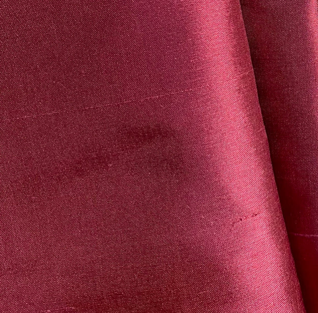 NEW Duchess Mable 100% Silk Dupioni - Solid Muted Red Fabric - Fancy Styles Fabric Pierre Frey Lee Jofa Brunschwig & Fils