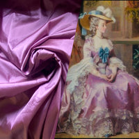 NEW Lady Frank Light Designer “Faux Silk” Taffeta Fabric Made in Italy Orchid Pink with Black Iridescence - Fancy Styles Fabric Pierre Frey Lee Jofa Brunschwig & Fils