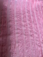 NEW Lady Lannister Layered Mesh Lace on Chiffon with Sequins- Pink