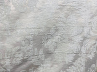 NEW! Lady Janet Railroaded Repeat Medallion Burnout Chenille Velvet Fabric - Antique White - Fancy Styles Fabric Pierre Frey Lee Jofa Brunschwig & Fils
