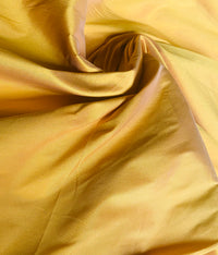 NEW Lady Frank Light Designer “Faux Silk” Taffeta Fabric Made in Italy Sunflower Yellow w/ Pink Iridescence - Fancy Styles Fabric Pierre Frey Lee Jofa Brunschwig & Fils
