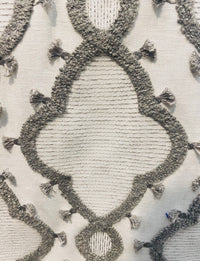 New Prince Peterson Designer Linen Inspired Decorating Drapery Fabric - Cream and Grey - Fancy Styles Fabric Pierre Frey Lee Jofa Brunschwig & Fils