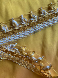 NEW THE PRINCE CHANDLER Novelty Trim - Sunflower Yellow - Fancy Styles Fabric Pierre Frey Lee Jofa Brunschwig & Fils