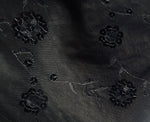 NEW Queen Carmine 100% Cotton Dress Weight Fabric with Embroidery and Sequins - Black