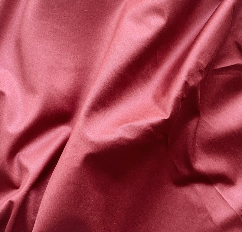App Sale: Queen Ester 100% Cotton Sateen Fabric in Brick Red