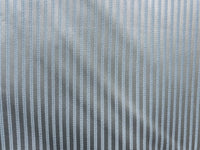 NEW Princess Gemma STRIPE Designer Brocade Satin Fabric- Ice Blue on Grey- Upholstery - Fancy Styles Fabric Pierre Frey Lee Jofa Brunschwig & Fils