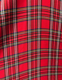 Close-Out Designer Red Plaid Tartan Woven Fabric- By the Yard - Fancy Styles Fabric Pierre Frey Lee Jofa