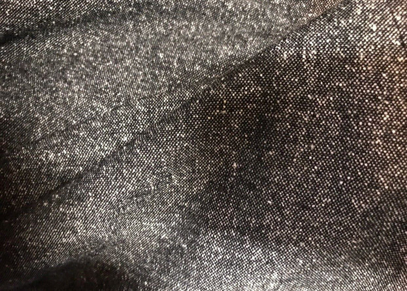 SWATCH- Sample Of Designer Wool Black/White Textured Woven Fabric By the Yard - Fancy Styles Fabric Boutique
