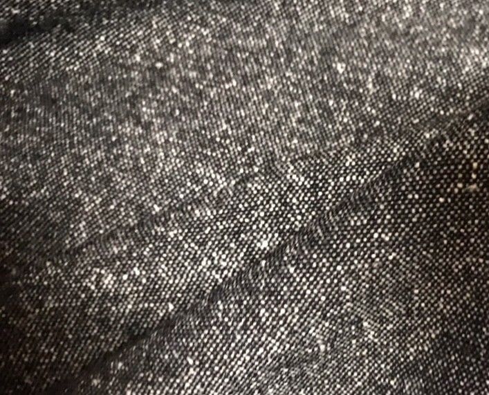 SWATCH- Sample Of Designer Wool Black/White Textured Woven Fabric By the Yard - Fancy Styles Fabric Boutique
