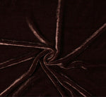 SALE! Designer Runway Chocolate Brown Silk Rayon Velvet Fabric By the yard - Fancy Styles Fabric Pierre Frey Lee Jofa Brunschwig & Fils