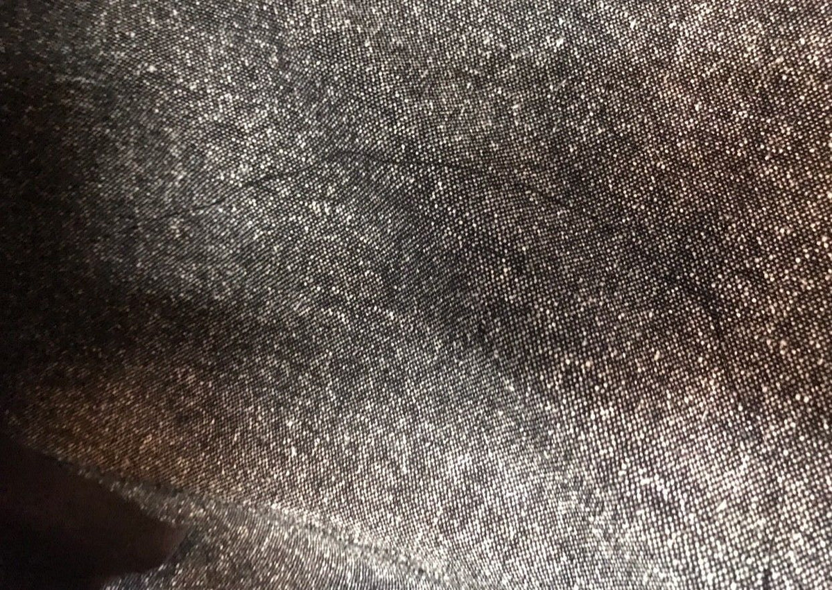 SWATCH- Sample Of Designer Wool Black/White Textured Woven Fabric By the Yard - Fancy Styles Fabric Boutique