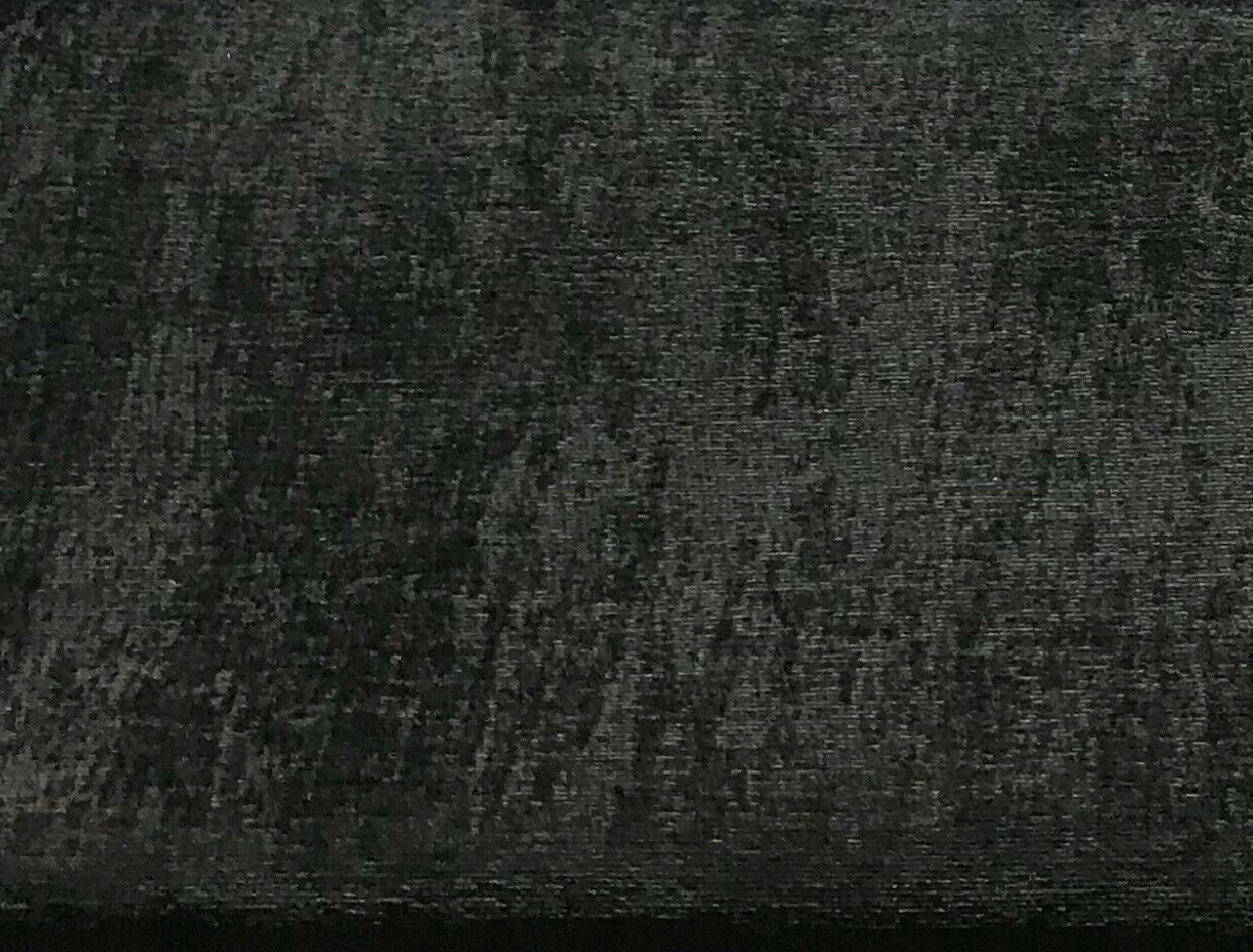 Designer Super Thick And Soft Chenille Velvet Fabric - Upholstery Grey ...