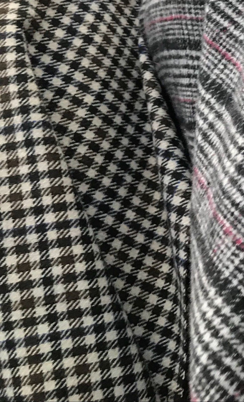 SALE! Close-Out Designer Wool Gingham Fabric Tweed By the Yard - Fancy Styles Fabric Pierre Frey Lee Jofa Brunschwig & Fils