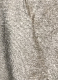SWATCH: Designer Velvet Chenille Fabric - Antique Silver Gray - Upholstery - Fancy Styles Fabric Boutique