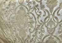 SWATCH Double Sided Burnout Chenille Velvet Fabric- Taupe Upholstery Damask - Fancy Styles Fabric Pierre Frey Lee Jofa Brunschwig & Fils
