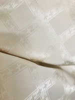 NEW SALE! Lady Beth Designer Brocade Drapery Fabric- Ivory- Upholstery Damask - Fancy Styles Fabric Pierre Frey Lee Jofa Brunschwig & Fils