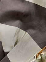 NEW 100% Silk Taffeta Brown & Cream Striped Fabric - Fancy Styles Fabric Pierre Frey Lee Jofa Brunschwig & Fils