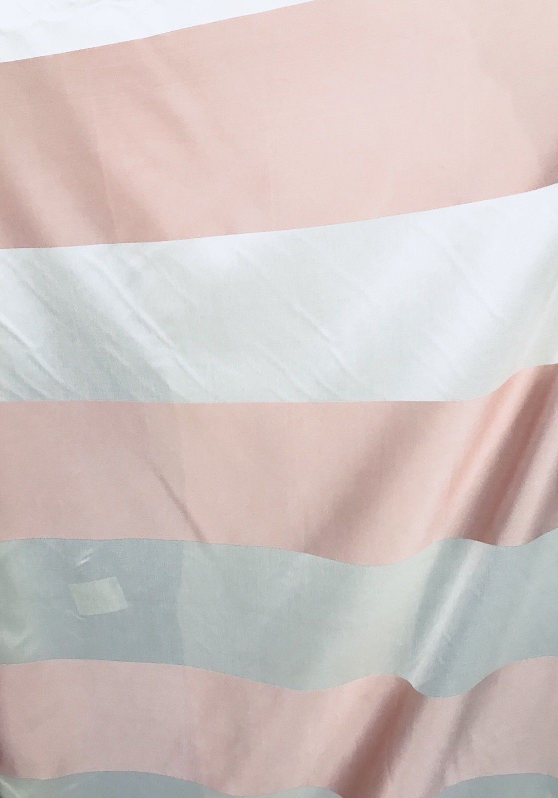 NEW Rose Gold Pink Stripe Designer Satin Upholstery Fabric- Lightweight - Fancy Styles Fabric Pierre Frey Lee Jofa Brunschwig & Fils