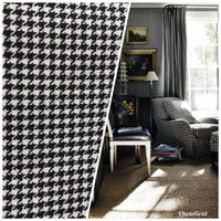 NEW! Designer Upholstery Heavyweight Tweed Fabric- Gingham Houndstooth BTY - Fancy Styles Fabric Pierre Frey Lee Jofa Brunschwig & Fils