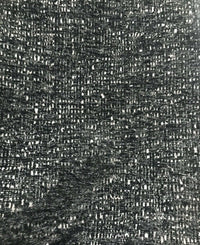 NEW Designer Upholstery Heavyweight Tweed Fabric- Black White Melange- BTY - Fancy Styles Fabric Pierre Frey Lee Jofa Brunschwig & Fils