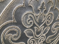 Designer Brocade Satin Fabric Interior Design- Light Silvery Blue- Upholstery - Fancy Styles Fabric Pierre Frey Lee Jofa