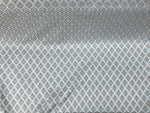 NEW  Eggshell Silver Blue Satin Brocade Upholstery Fabric GFPBB0001 - Fancy Styles Fabric Pierre Frey Lee Jofa Brunschwig & Fils