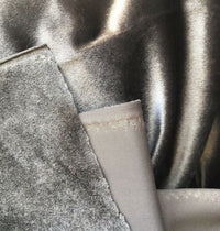 NEW Designer Velvet Drapery Fabric -Dark Grey- By The Yard - Fancy Styles Fabric Pierre Frey Lee Jofa Brunschwig & Fils