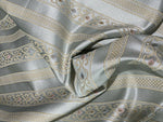 NEW Princess Avery Novelty Ritz Neoclassical Brocade Striped Satin Fabric - Louis Blue - Fancy Styles Fabric Pierre Frey Lee Jofa Brunschwig & Fils