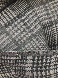 NEW! Designer Upholstery Heavyweight Tweed Fabric- Plaid Tartan BTY - Fancy Styles Fabric Pierre Frey Lee Jofa Brunschwig & Fils
