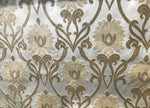 SWATCH Designer Brocade Burnout Chenille Fabric- Damask - Beige Upholstery - Fancy Styles Fabric Pierre Frey Lee Jofa Brunschwig & Fils