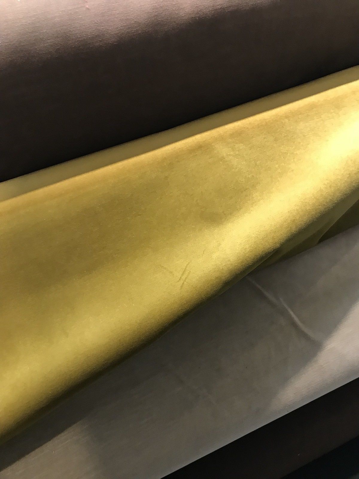 Designer Upholstery Velvet Fabric - Autumn Yellow - Interior Design - Fancy Styles Fabric Pierre Frey Lee Jofa Brunschwig & Fils