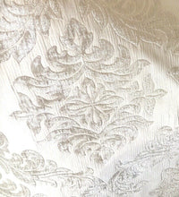 NEW Duke Albert Double Sided Burnout Chenille Velvet Fabric- Pearl-Upholstery Damask Brocade - Fancy Styles Fabric Pierre Frey Lee Jofa Brunschwig & Fils