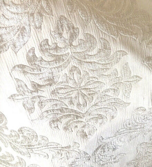 NEW Duke Albert Double Sided Burnout Chenille Velvet Fabric- Pearl-Upholstery Damask Brocade - Fancy Styles Fabric Pierre Frey Lee Jofa Brunschwig & Fils