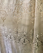 NEW! 112” Wide Designer Sheer Burnout Velvet Lace Drapery Fabric- Shell Pearl - Fancy Styles Fabric Pierre Frey Lee Jofa Brunschwig & Fils