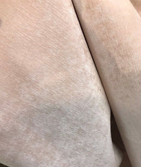 Designer Velvet Chenille Fabric - Ballet Pink - Upholstery BTY - Fancy Styles Fabric Pierre Frey Lee Jofa Brunschwig & Fils