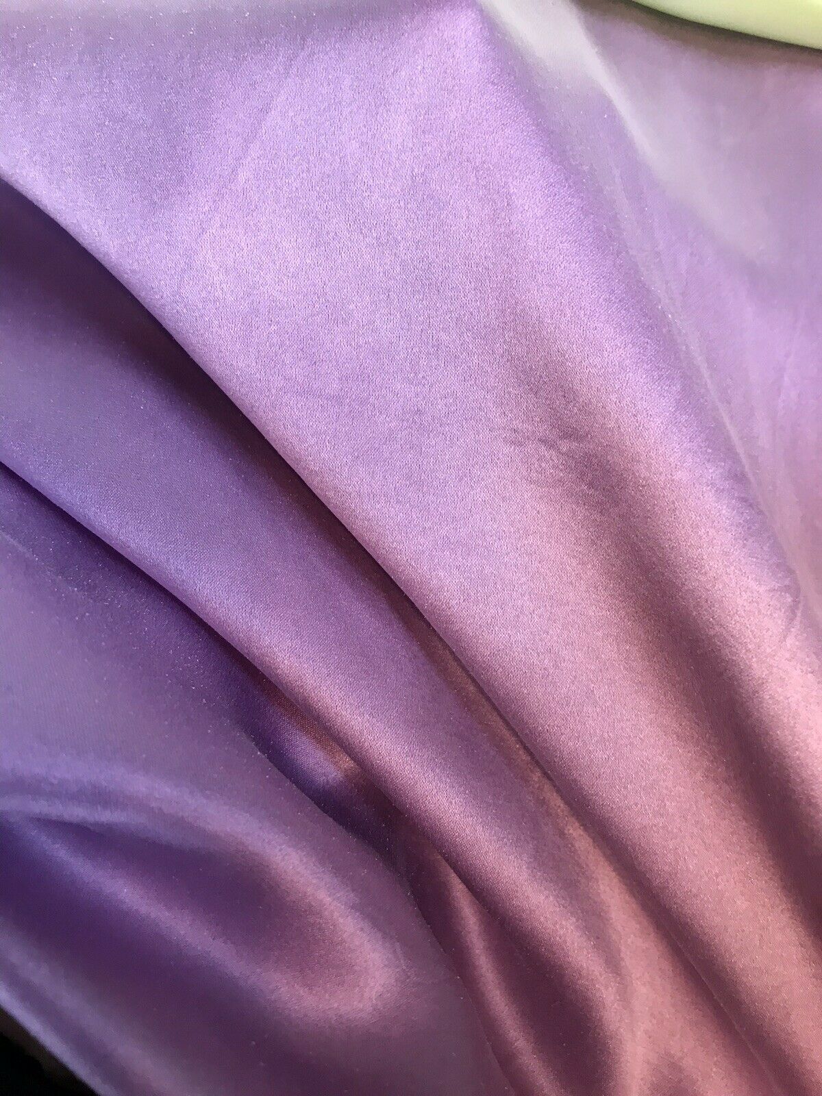 NEW Lavender Lilac Silk Stretch (Sueded) Sandwashed Charmeuse Fabric Sold by yard - Fancy Styles Fabric Pierre Frey Lee Jofa Brunschwig & Fils